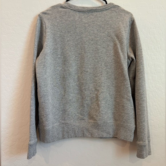 Kate Spade Broome Street Make Magic Happen Crewneck Sweatshirt Gray Sz Small Top - Picture 4 of 6
